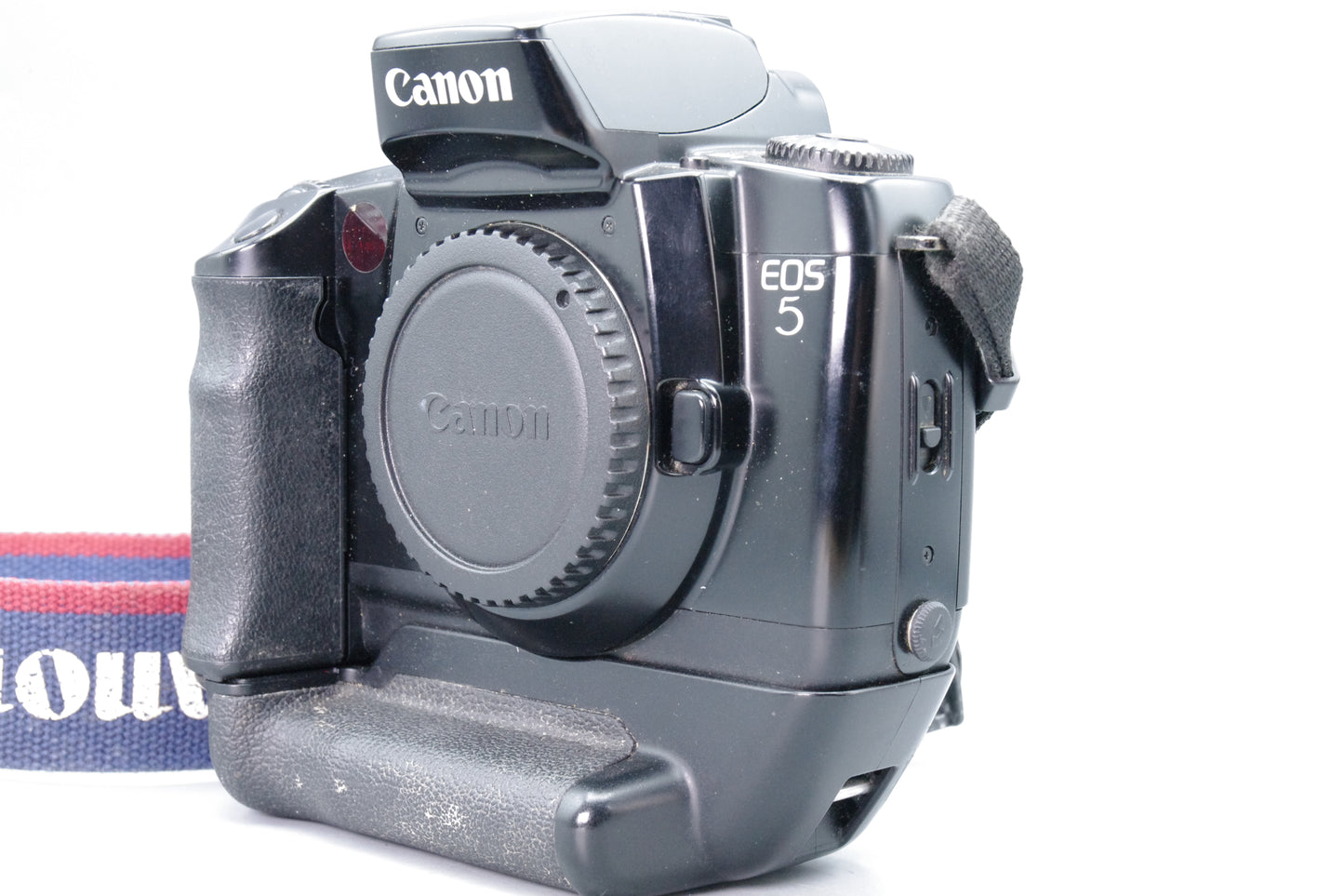 Canon EOS 5 35mm SLR Film Camera Body with VG10 Vertical Grip - VGC