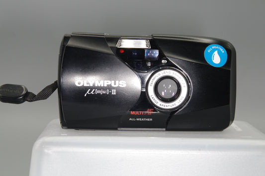 Olympus MJU II Ultra Compact 35mm Camera with 35mm F/2.8 Lens - Excellent