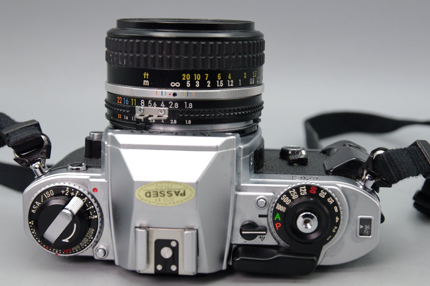 Nikon FG 35mm SLR Camera with 50mm f/1.8 Lens – Tested Working + Batteries