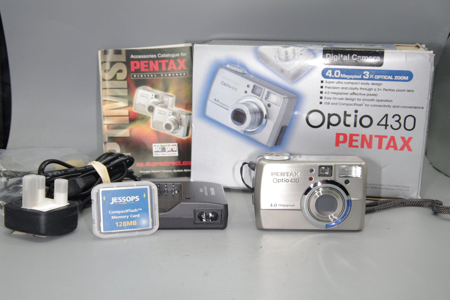 Pentax Optio 430 Digital Camera – Boxed – Very Good