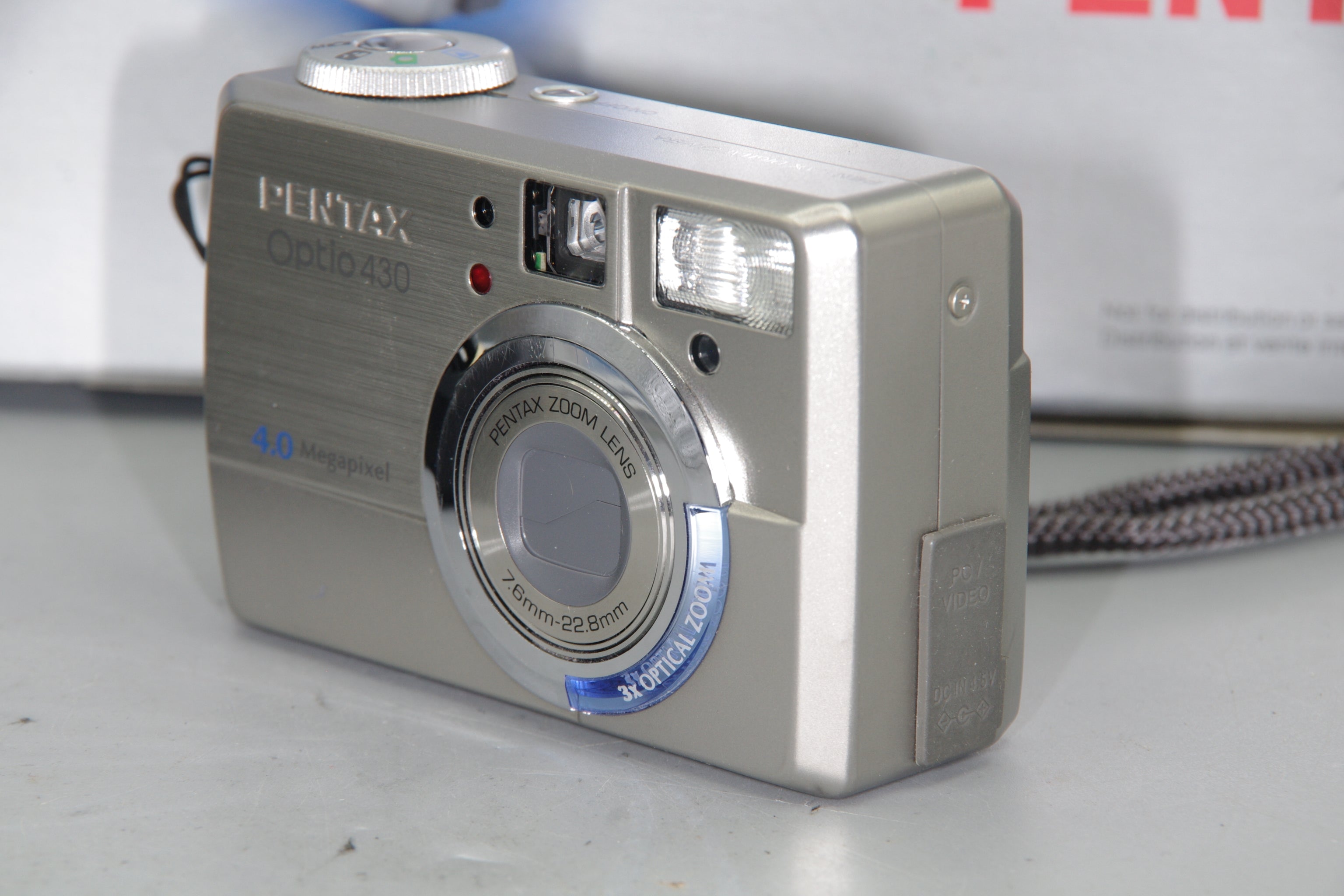 Pentax Optio 430 Digital Camera – Boxed – Very Good – Colins Cameras