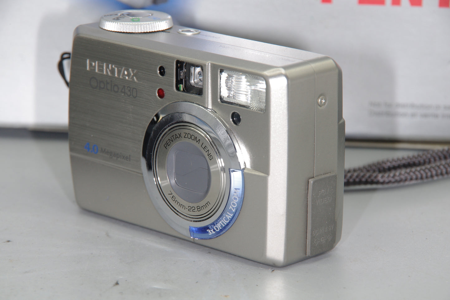 Pentax Optio 430 Digital Camera – Boxed – Very Good