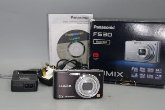 Panasonic Lumix DMC-FS30 14MP Digital Compact Excellent Boxed