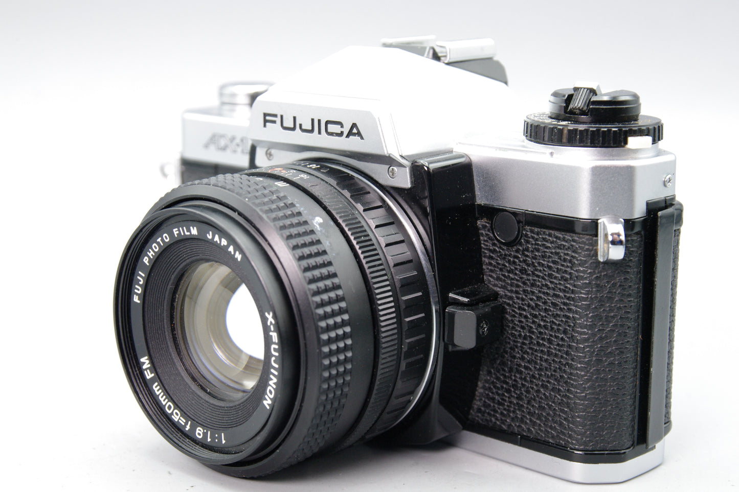 Fujica AX‑1 35mm SLR Camera with 50mm f/1.9 X‑Fujinon Lens – Fully Working