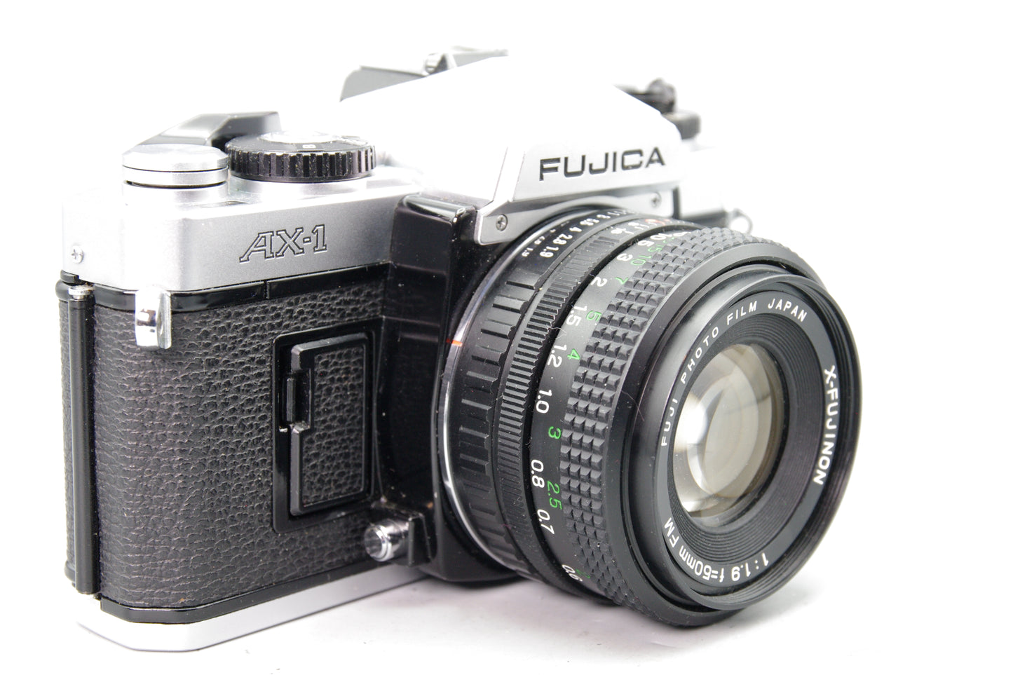Fujica AX‑1 35mm SLR Camera with 50mm f/1.9 X‑Fujinon Lens – Fully Working