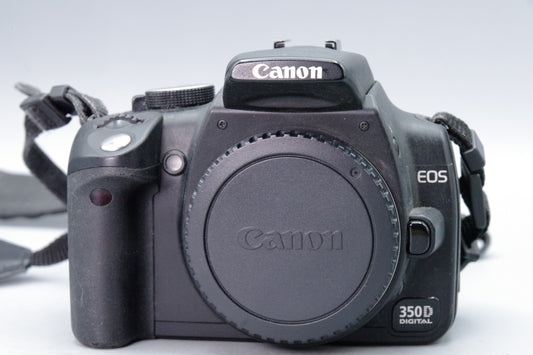 Canon EOS 350D Black DSLR Camera – 8MP – EF/EF-S Mount – VGC