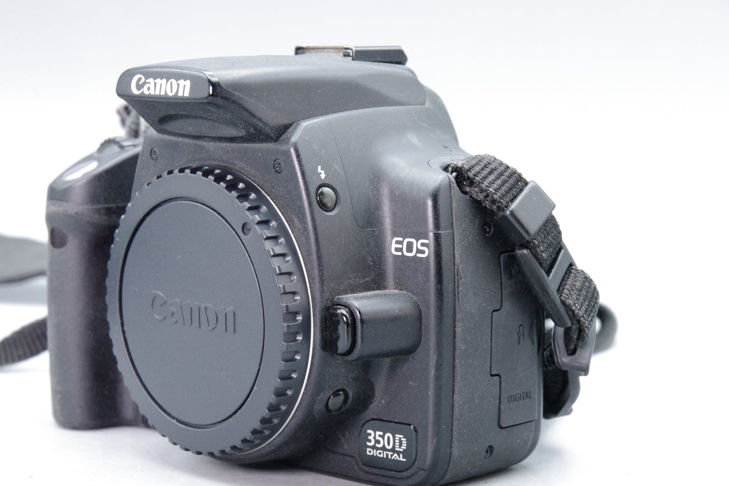 Canon EOS 350D Black DSLR Camera – 8MP – EF/EF-S Mount – VGC
