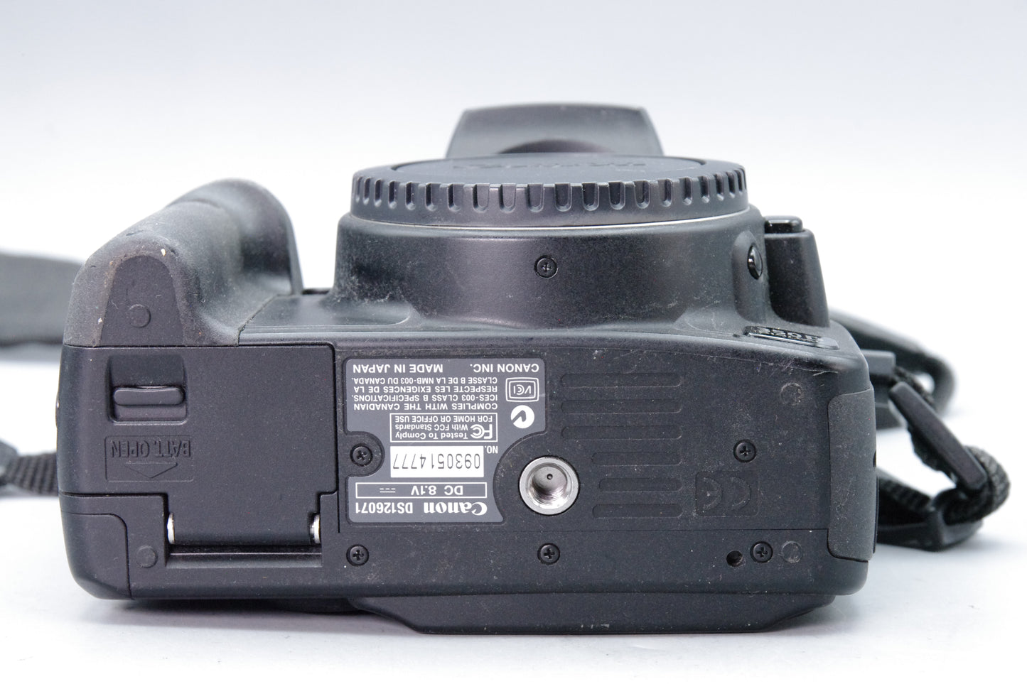 Canon EOS 350D Black DSLR Camera – 8MP – EF/EF-S Mount – VGC