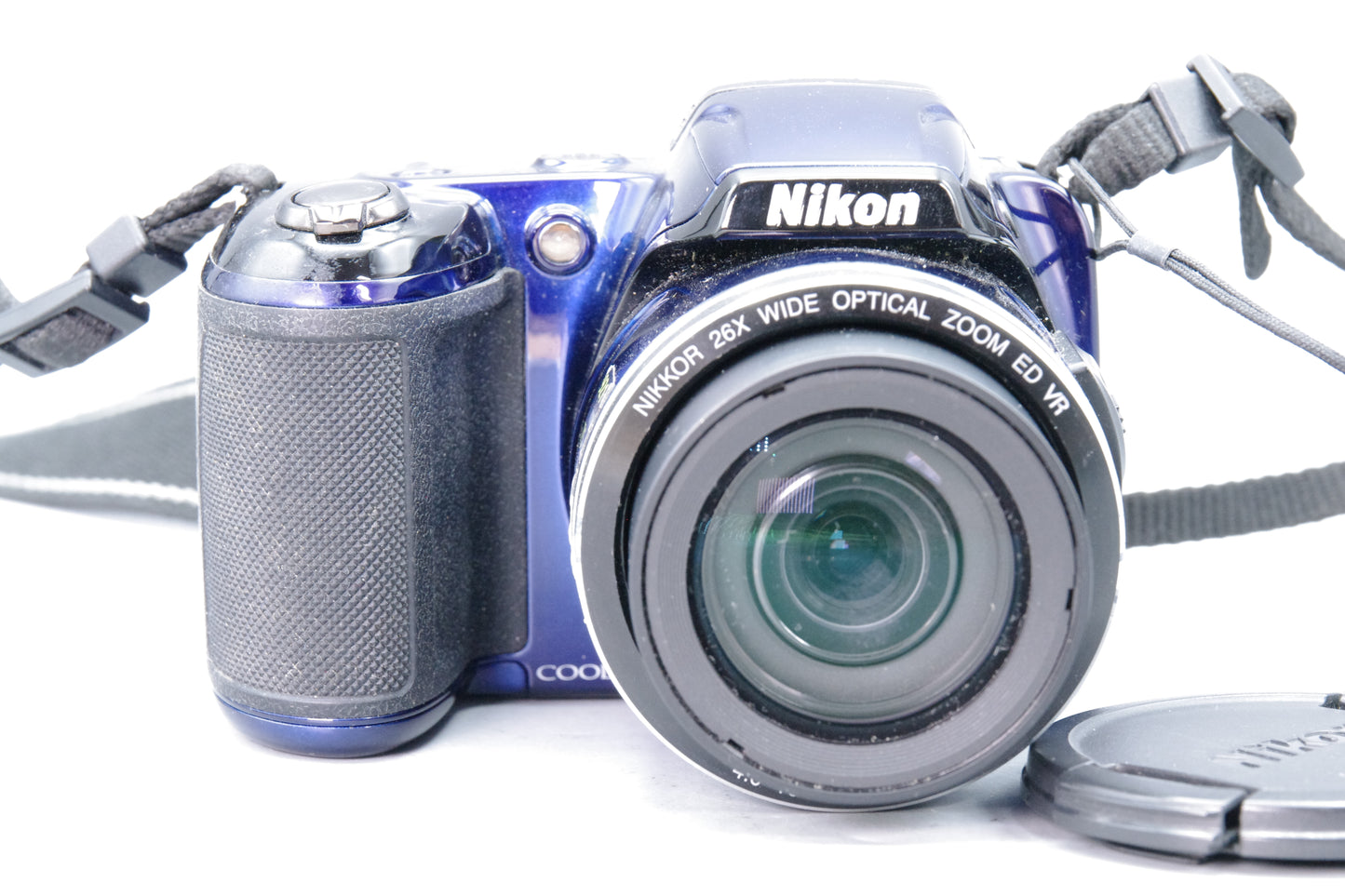 Nikon Coolpix L810 16MP Bridge Camera – Blue – 26× Zoom – AA Powered – VGC