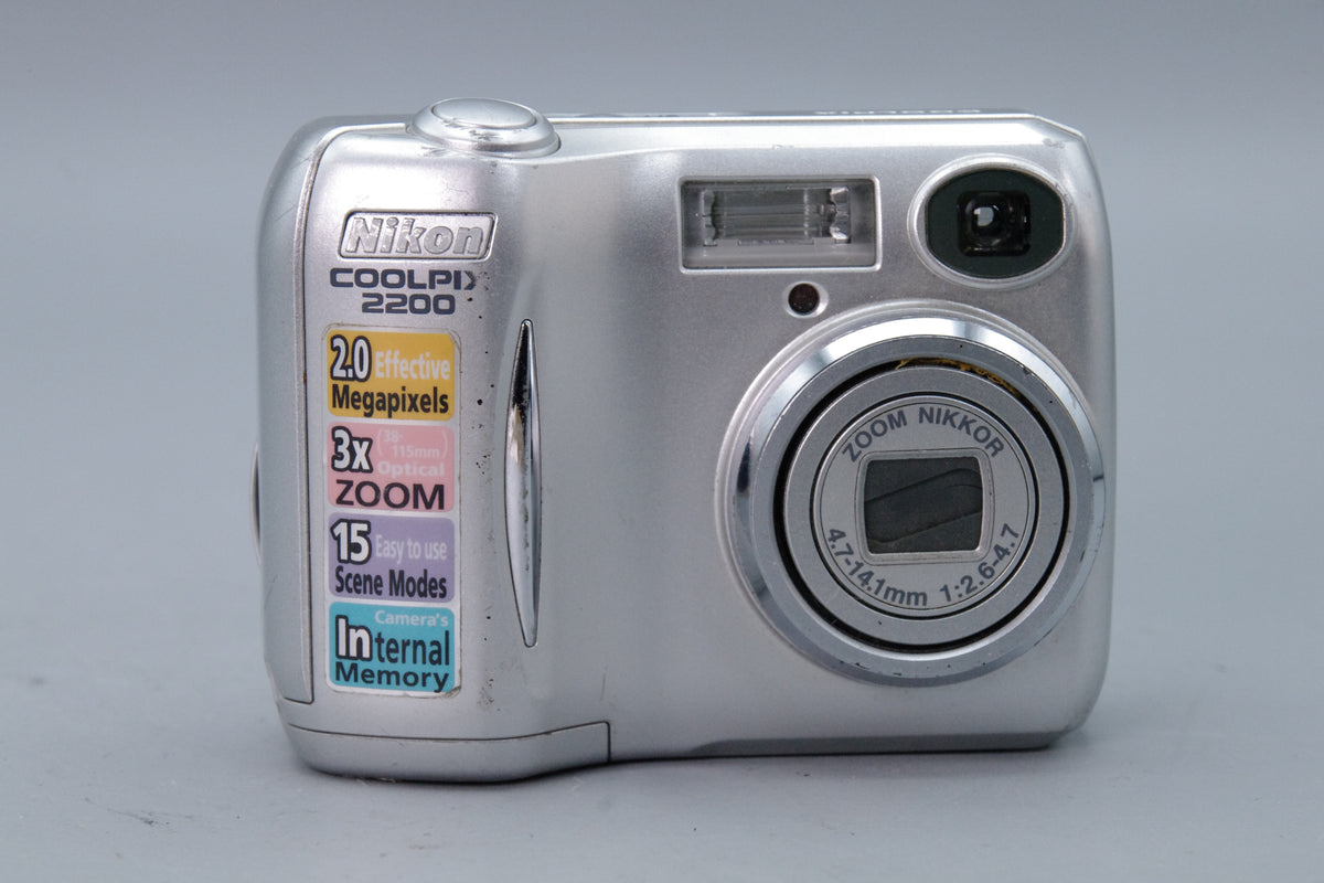Nikon Coolpix 2200 Digital Camera – 2MP – Tested &Working (AA)