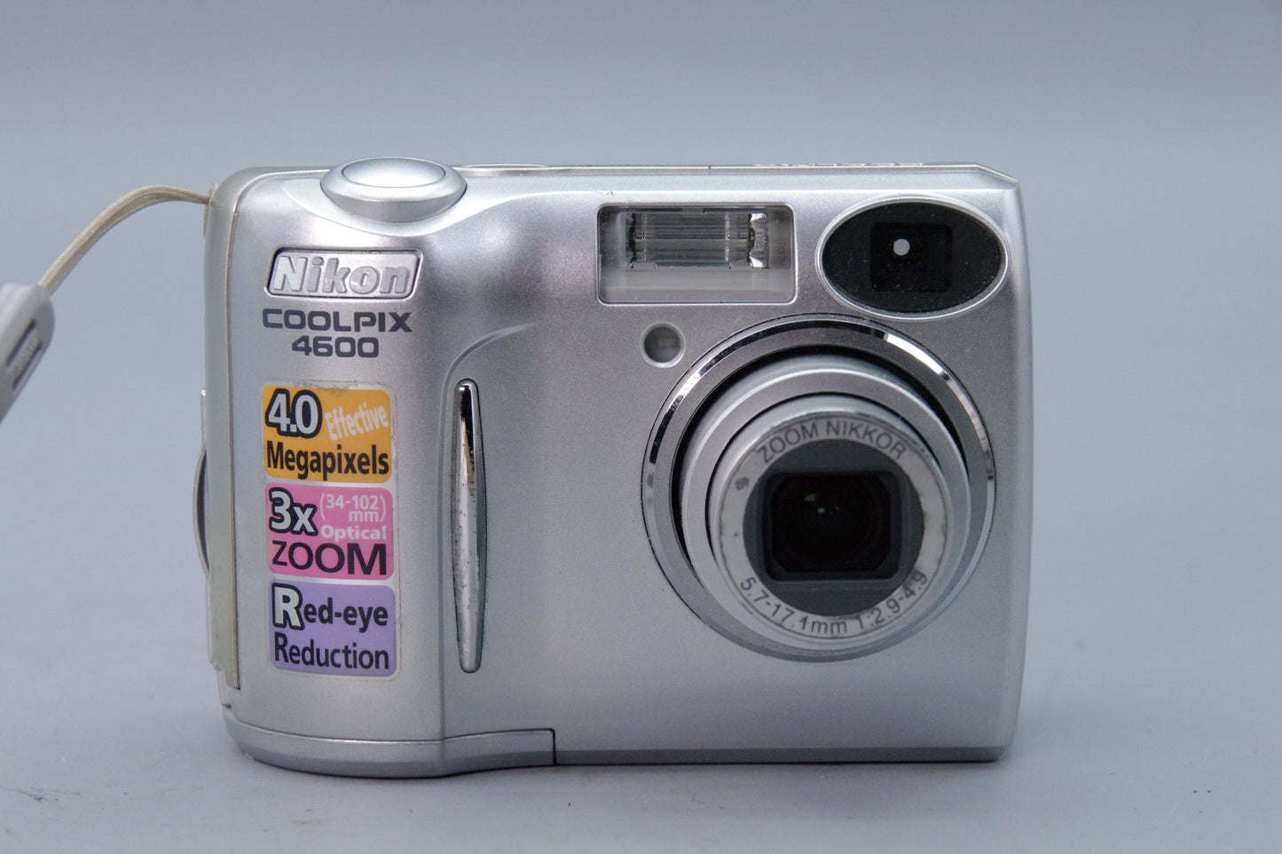 Nikon Coolpix 4600 Digital Camera – 4MP – Tested & Working – VGC (AA)