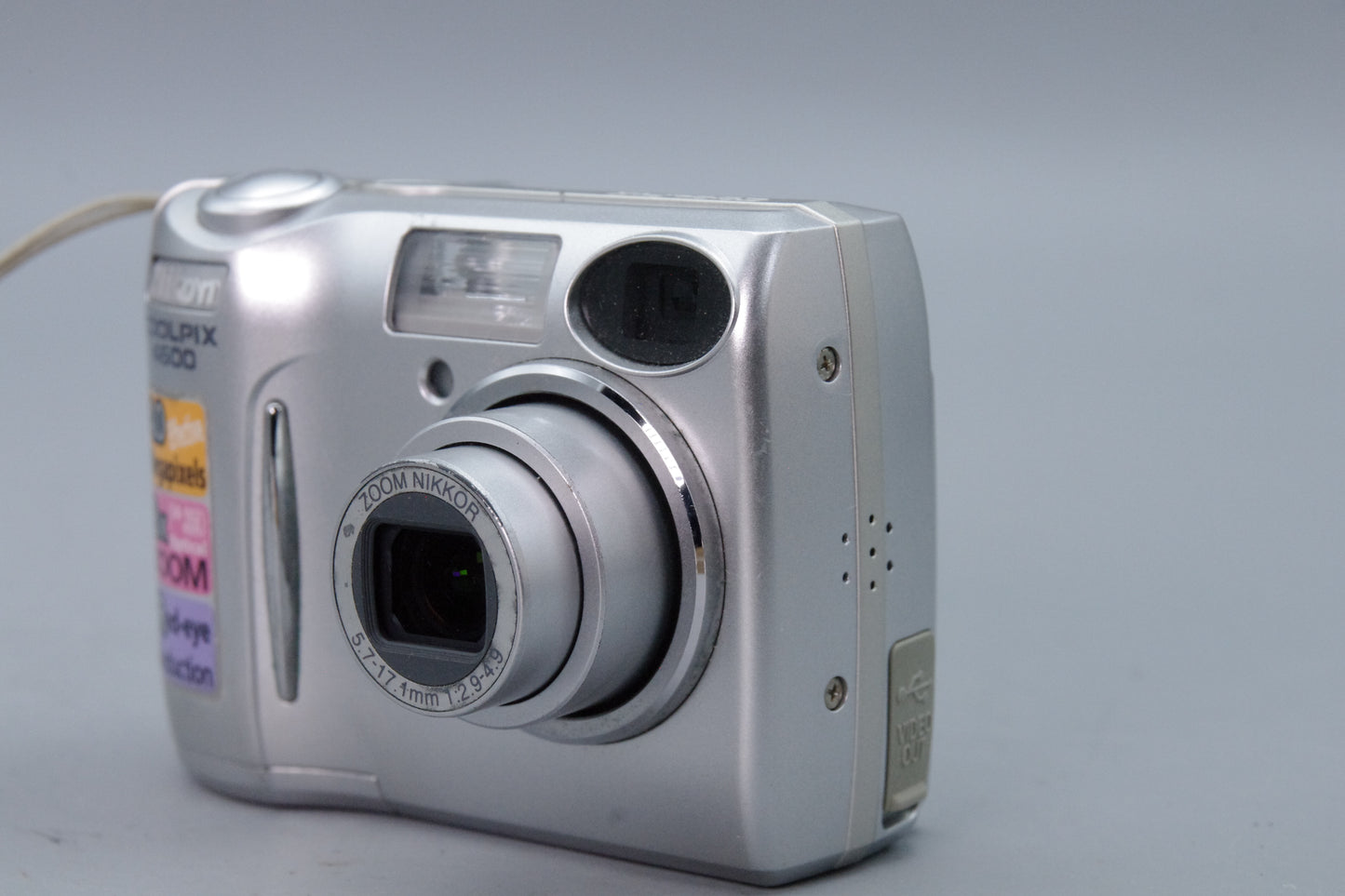 Nikon Coolpix 4600 Digital Camera – 4MP – Tested & Working – VGC (AA)