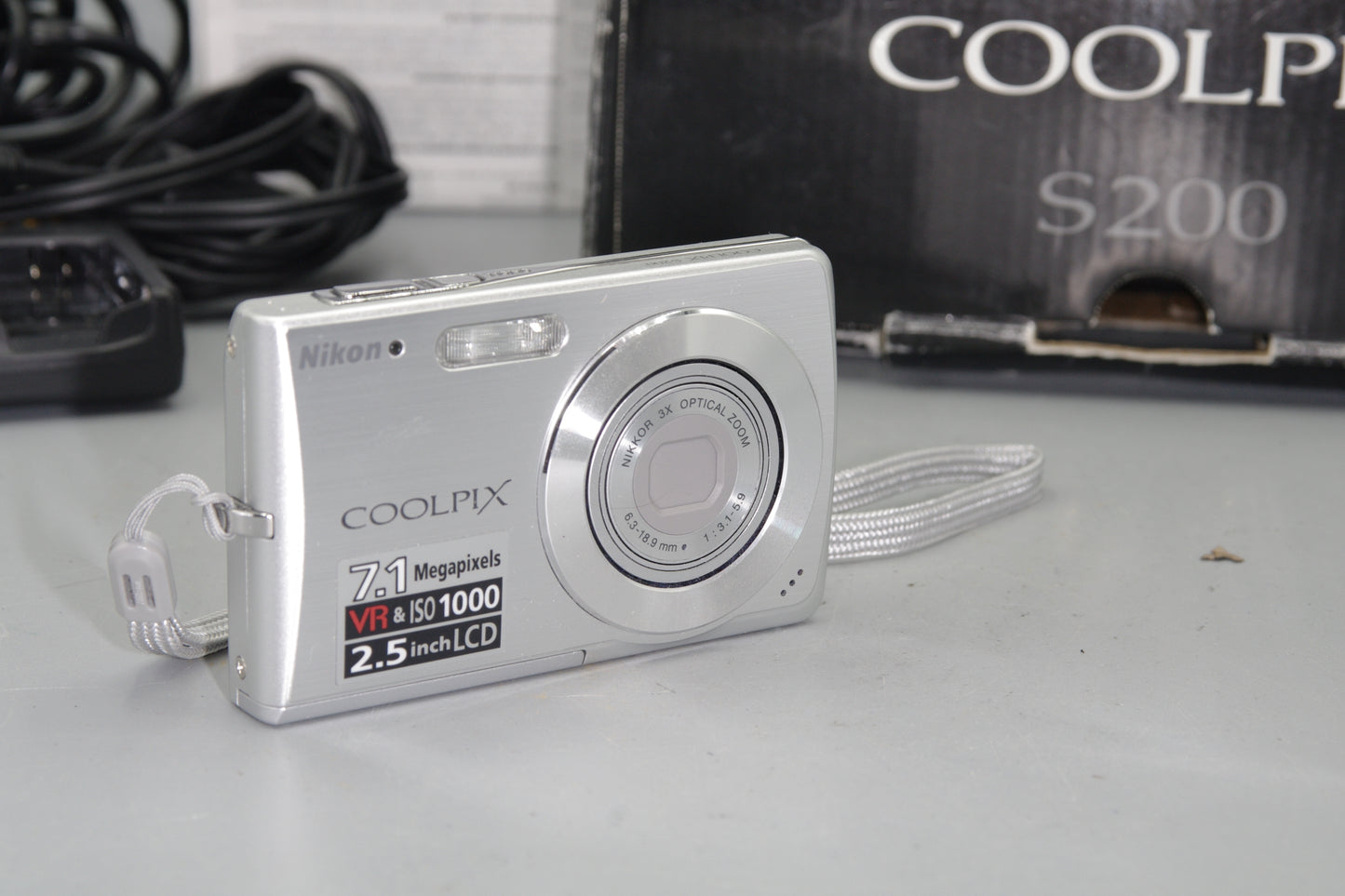 Nikon Coolpix S200 7.1MP Compact Digital - Boxed - Excellent