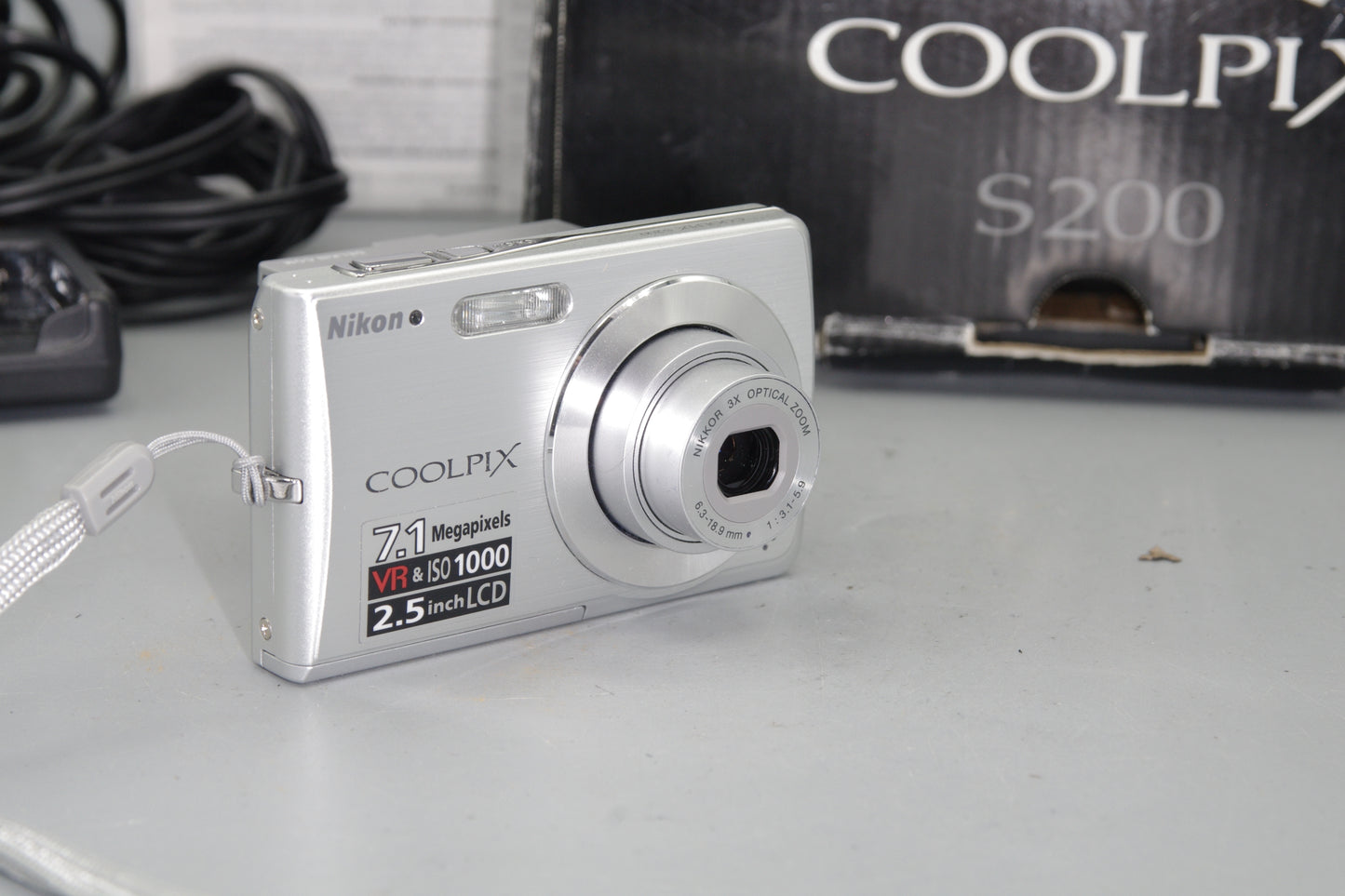 Nikon Coolpix S200 7.1MP Compact Digital - Boxed - Excellent