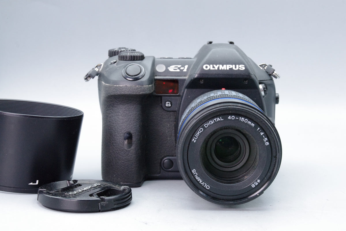 Olympus E‑1 DSLR Camera – 40–150mm Lens – Battery – Tested VGC – IR Modified