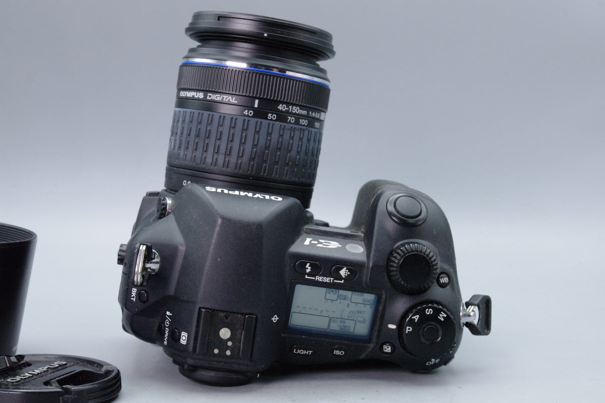 Olympus E‑1 DSLR Camera – 40–150mm Lens – Battery – Tested VGC – IR Modified