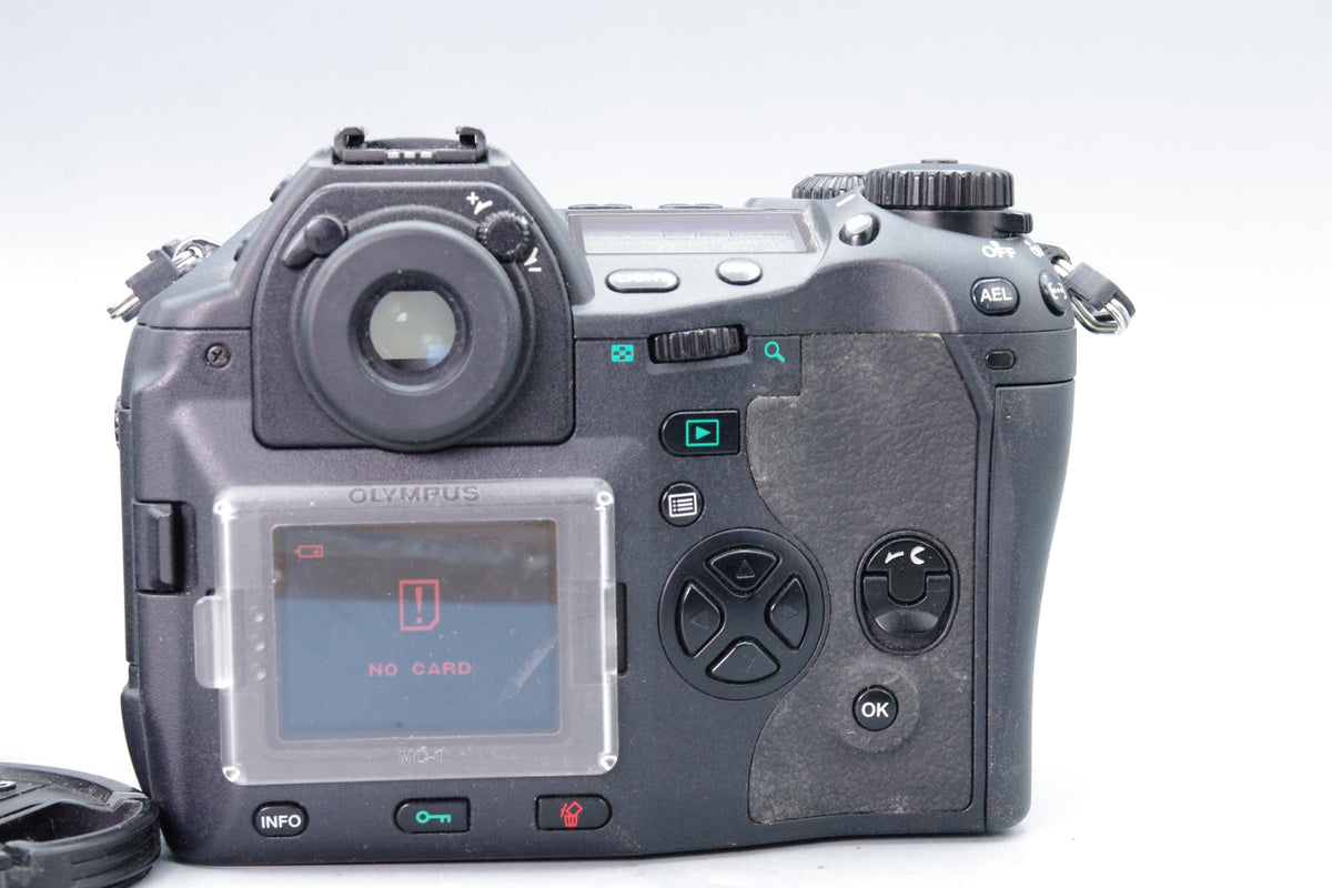 Olympus E‑1 DSLR Camera – 40–150mm Lens – Battery – Tested VGC – IR Modified