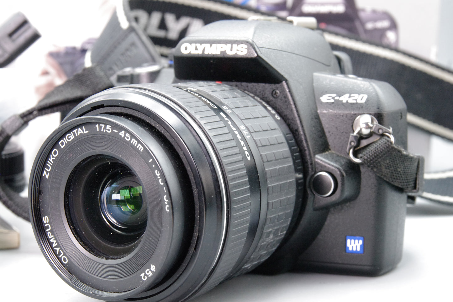 Olympus E‑420 10MP DSLR + 17.5‑45mm – Near Mint – Boxed – S/C 1676