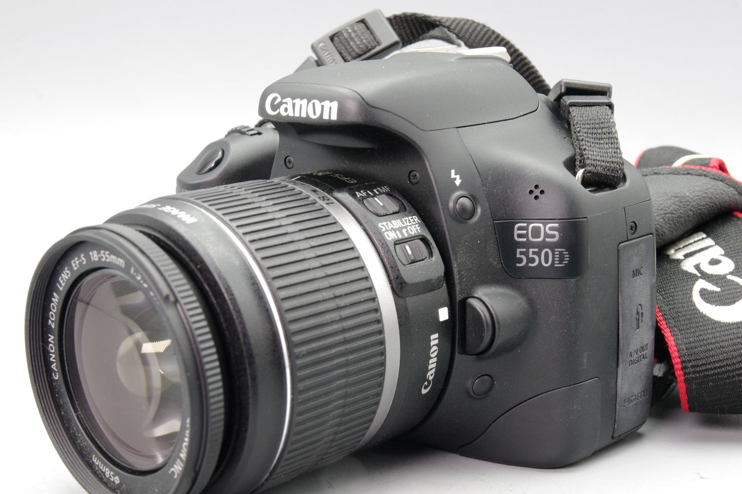 Boxed Canon EOS 550D DSLR + EF‑S 18–55mm IS Lens 18MP EXC S/C 1022