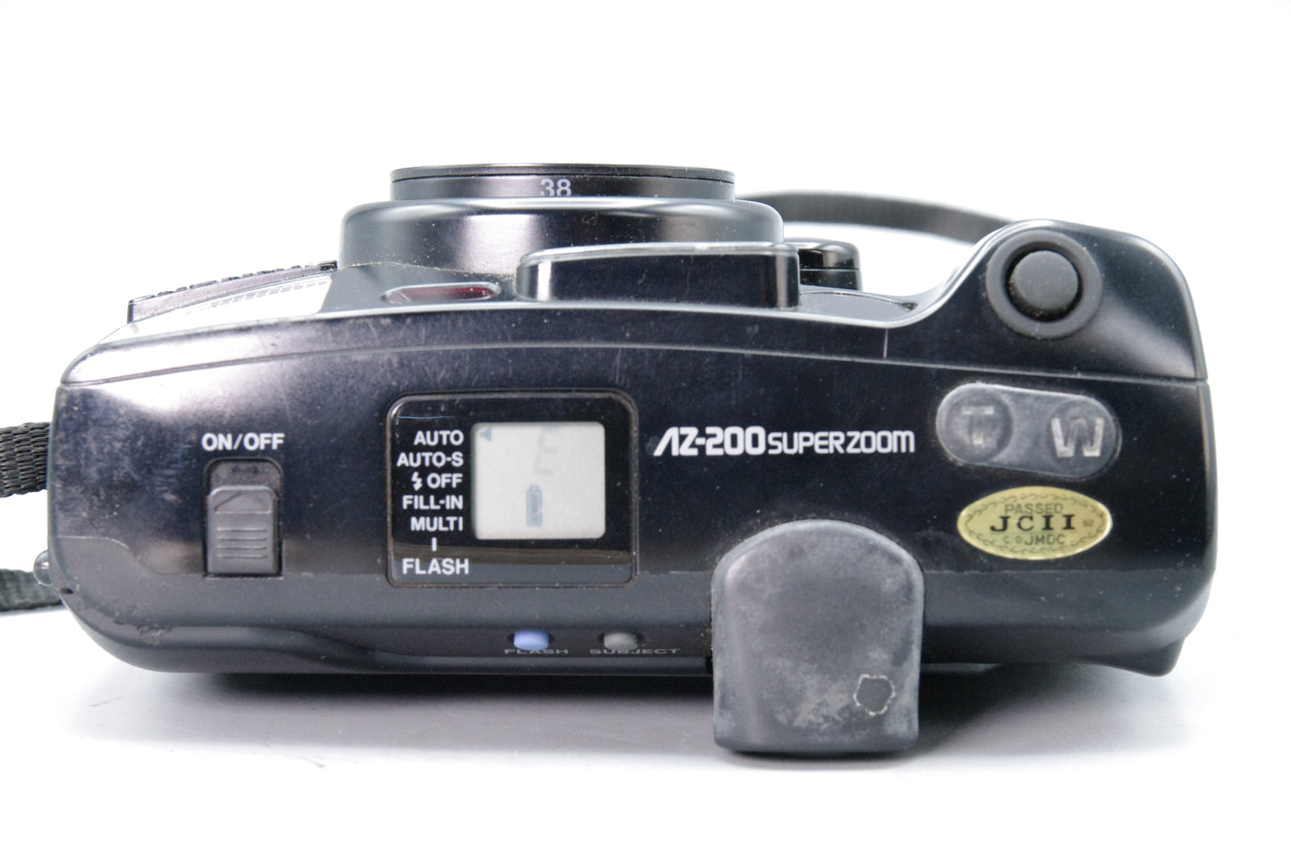 Olympus AZ‑200 Super Zoom 35mm Film Camera – Tested & Working – VGC