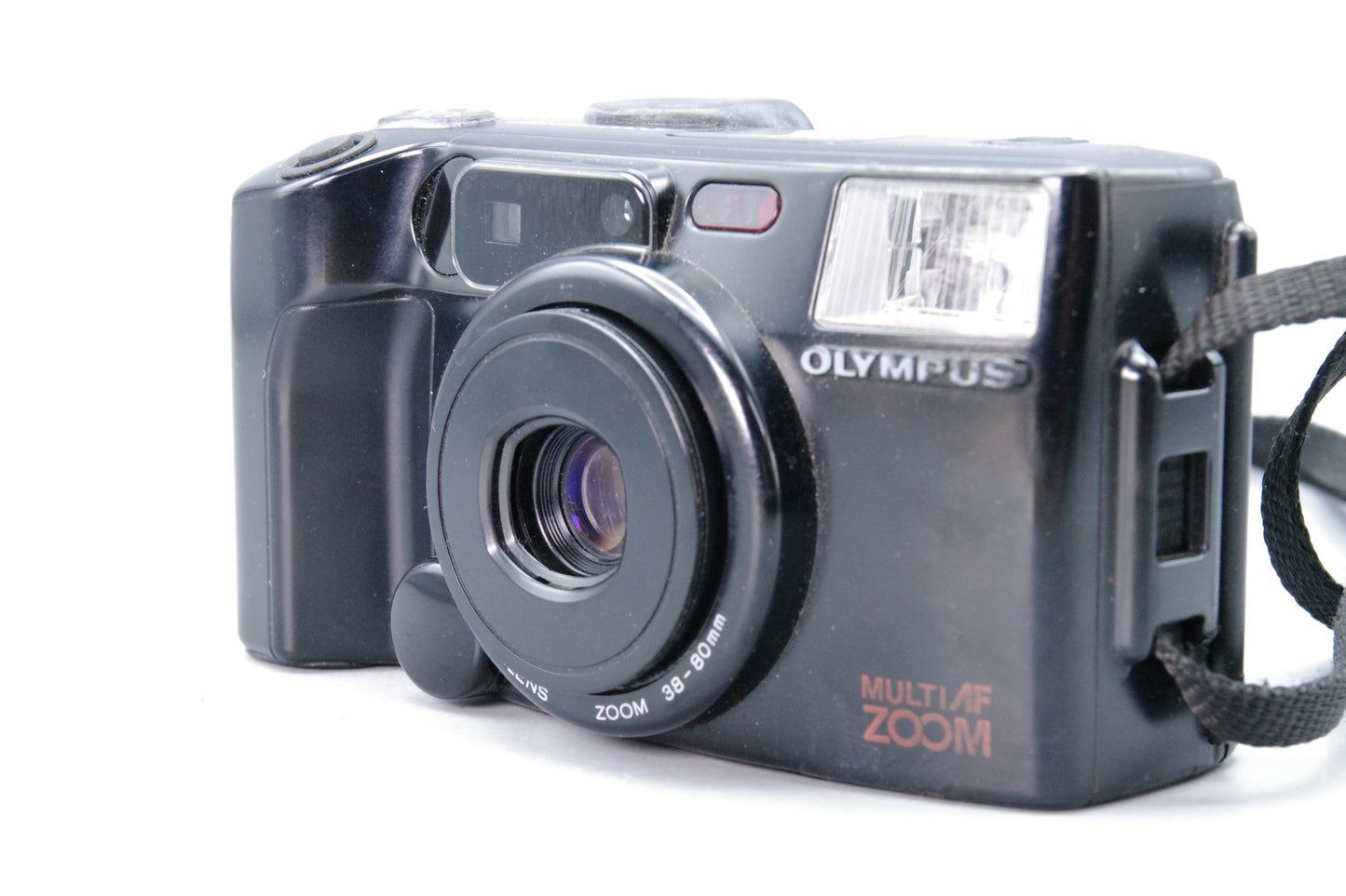 Olympus AZ‑200 Super Zoom 35mm Film Camera – Tested & Working – VGC
