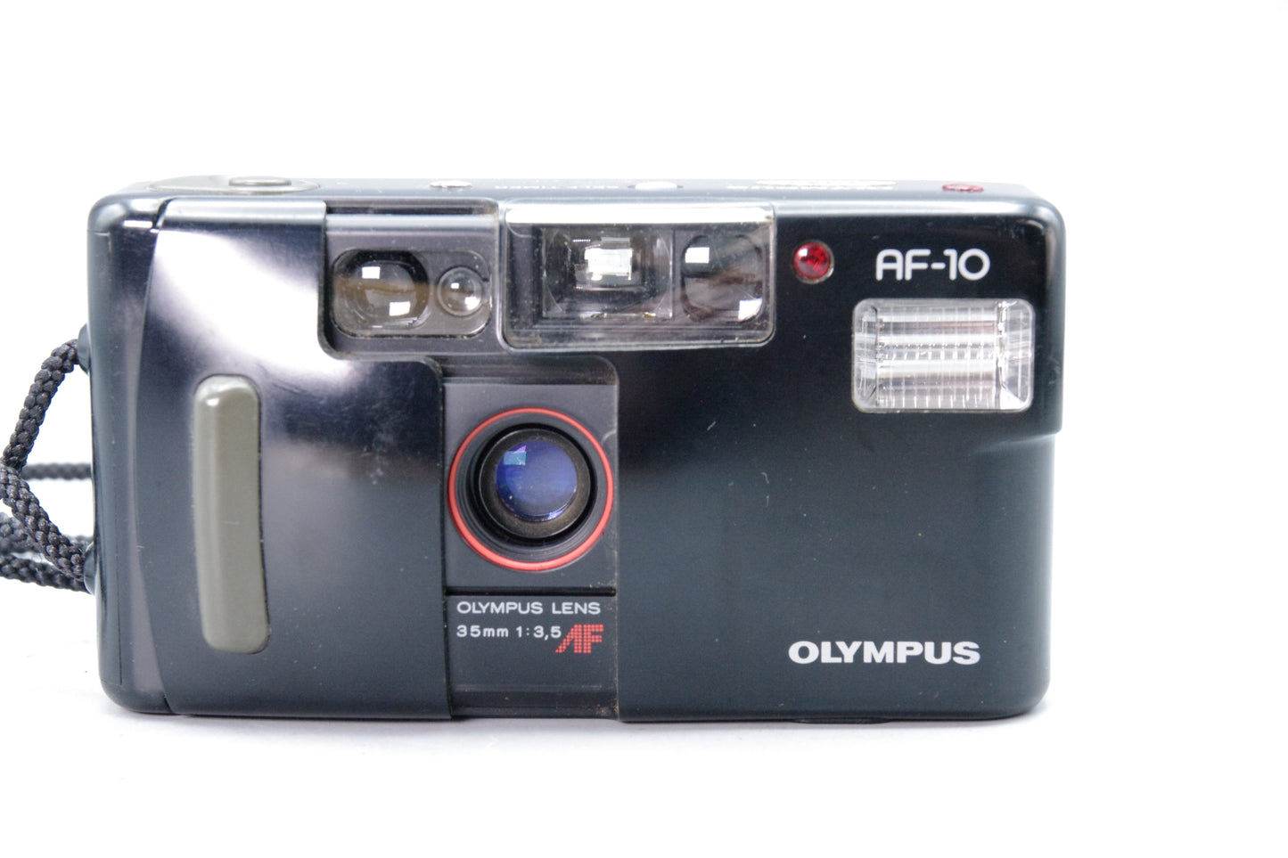 Olympus AZ‑200 Super Zoom 35mm Film Camera – Tested & Working – VGC