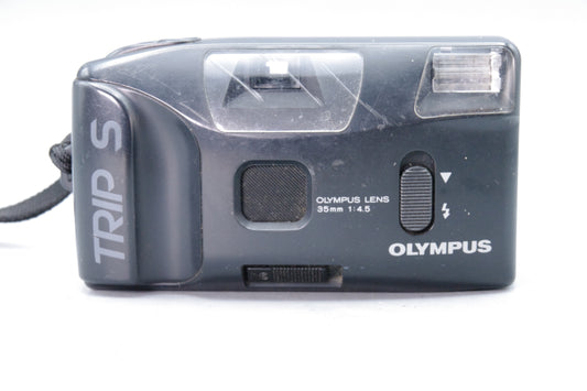 Olympus Trip S 35mm Compact Camera – Tested & Working – VGC