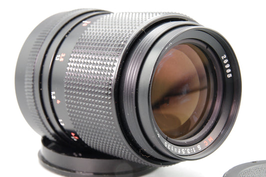 Carl Zeiss Jena DDR 135mm f/3.5 M42 Lens – Very Good Condition