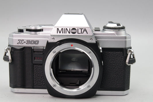 Minolta X‑300 35mm SLR Body – Tested – Clean – Batteries Included – Excellent