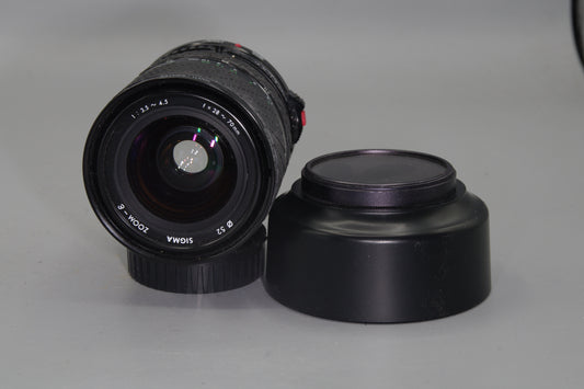 Sigma 28-70mm F/3.5-4.5 Zoom -Canon FD Mount - VGC