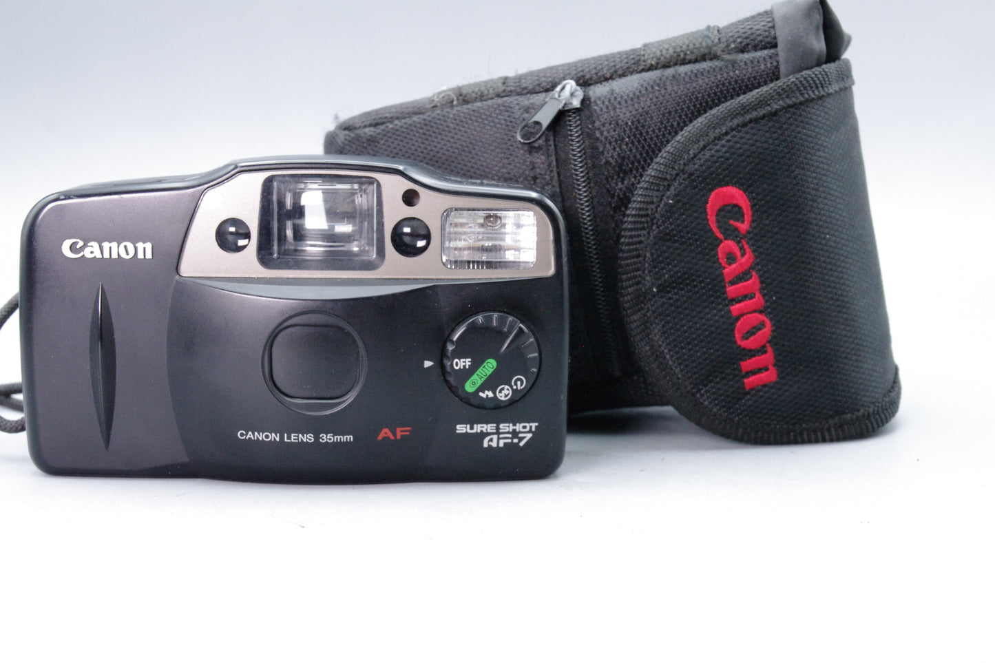 Canon Sure Shot AF-7 35mm Compact Camera – Tested and Working