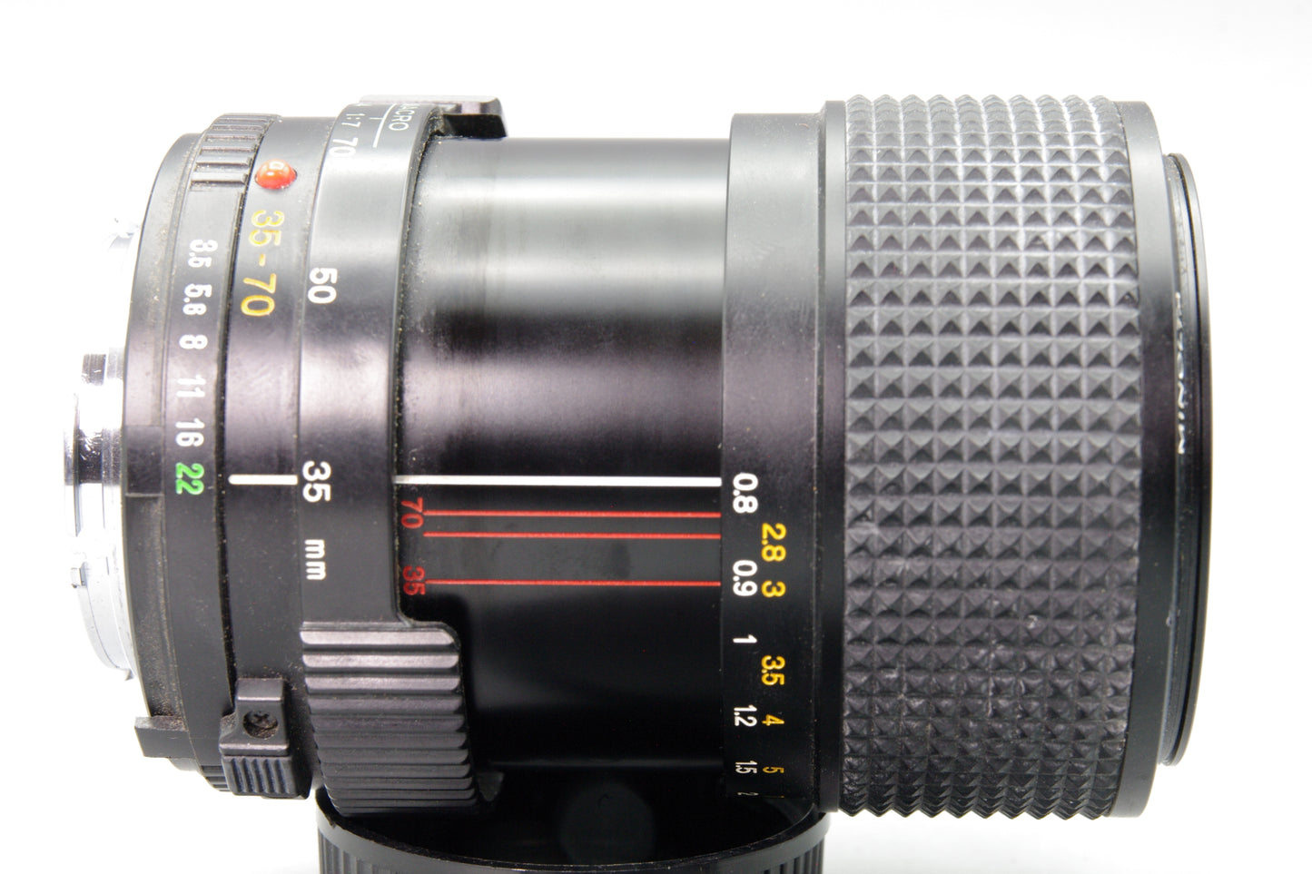 Minolta MD Zoom 35–70mm f/3.5 Lens – Minolta MD Mount – With Caps – Very Good