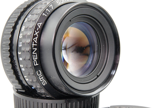 SMC Pentax‑A 50mm f1.7 Lens Pentax K Mount Manual Focus Prime