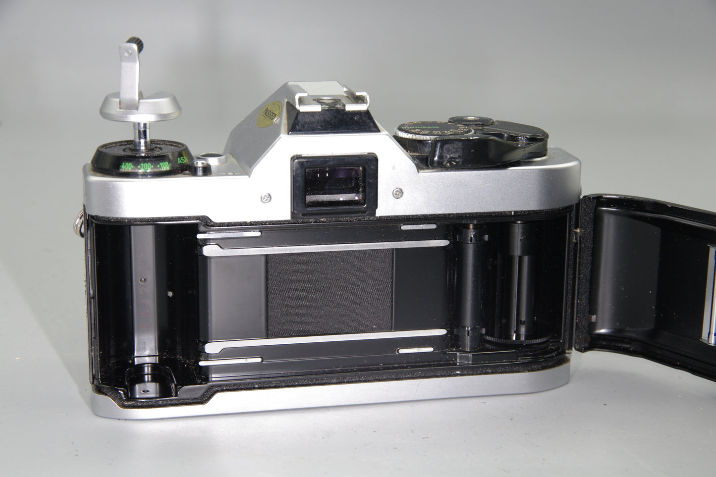 Canon AE‑1 Program 35mm SLR + FD 50mm f/1.8 Lens + Data Back A