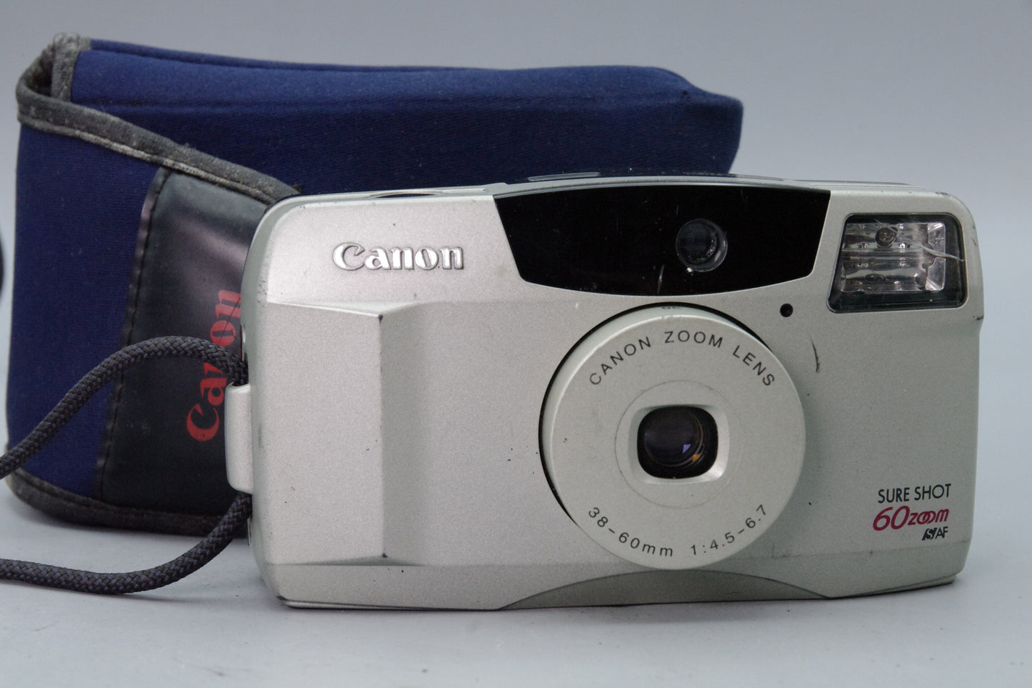 Canon Sure Shot 60 Zoom 35mm Film Camera – Tested – Very Good Condition
