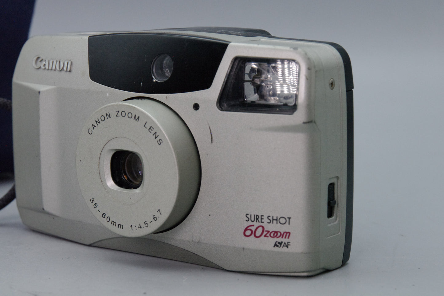 Canon Sure Shot 60 Zoom 35mm Film Camera – Tested – Very Good Condition