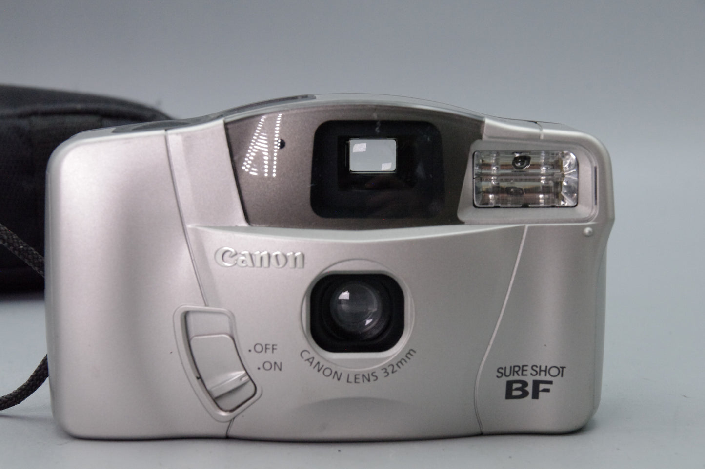 Canon Sure Shot BF 35mm Film Camera with Case – Tested & Working – VGC