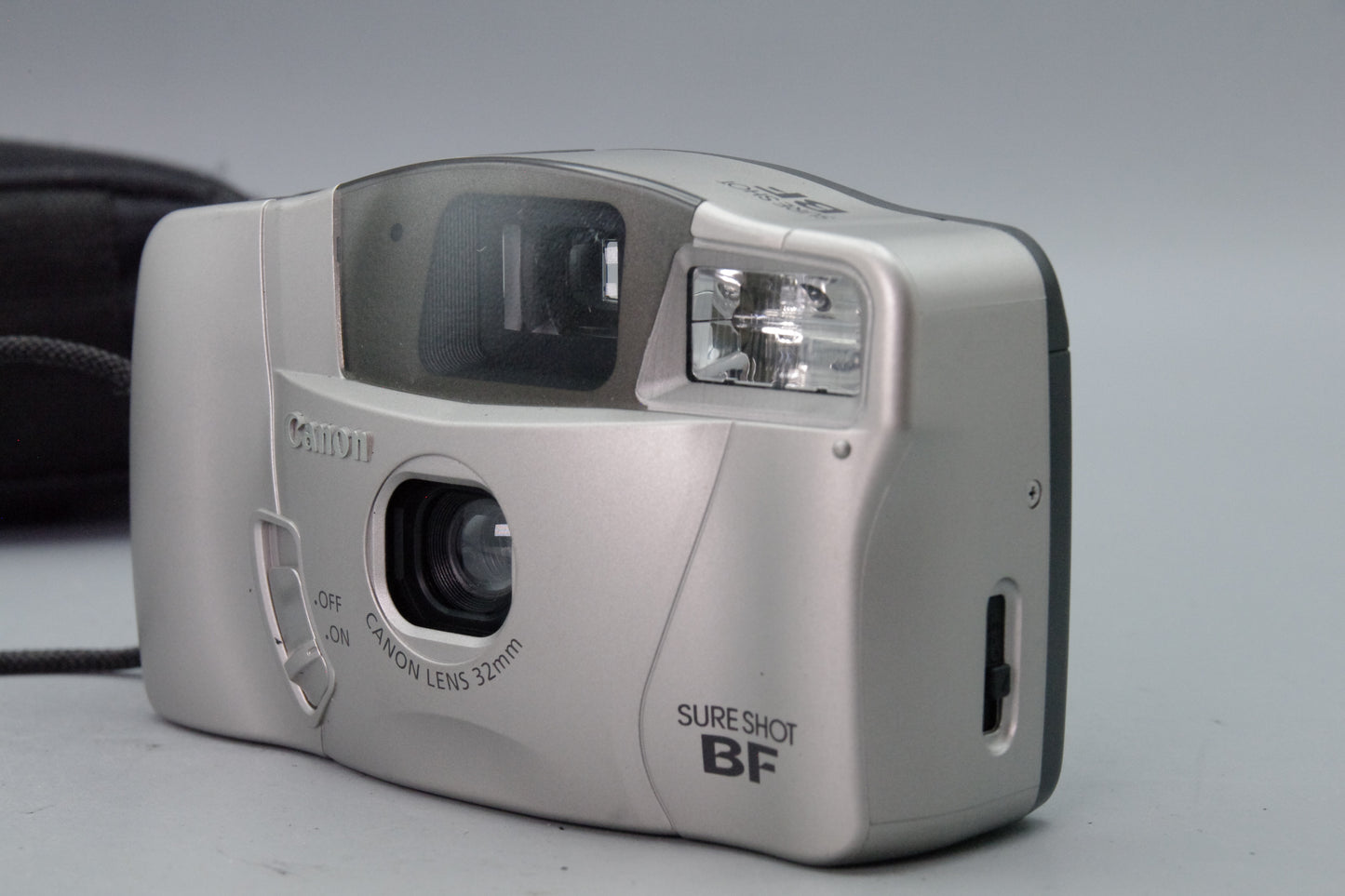 Canon Sure Shot BF 35mm Film Camera with Case – Tested & Working – VGC