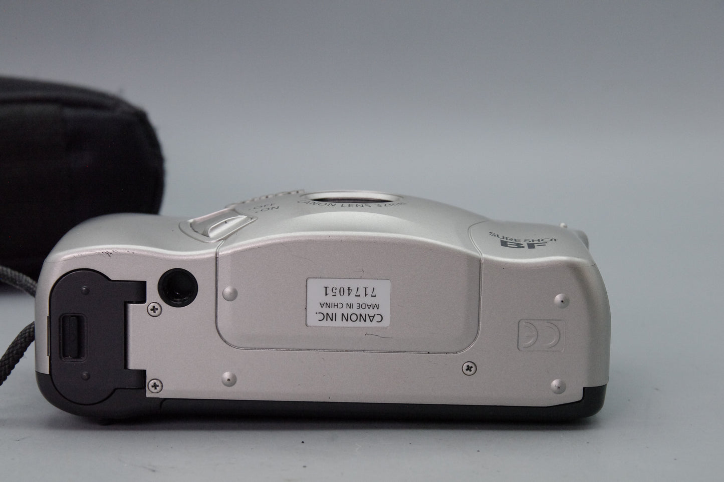 Canon Sure Shot BF 35mm Film Camera with Case – Tested & Working – VGC