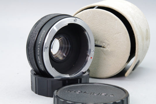 Komura Telemore95 2× Teleconverter – Nikon F Mount – Caps & Case – Very Good