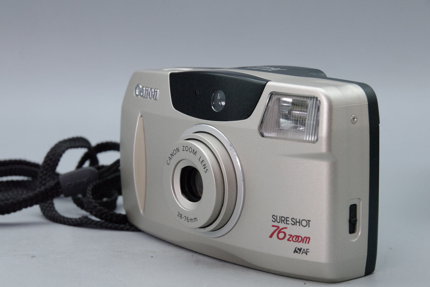 Canon Sure Shot 76 Zoom 35mm Film Camera – Tested – Very Good Condition