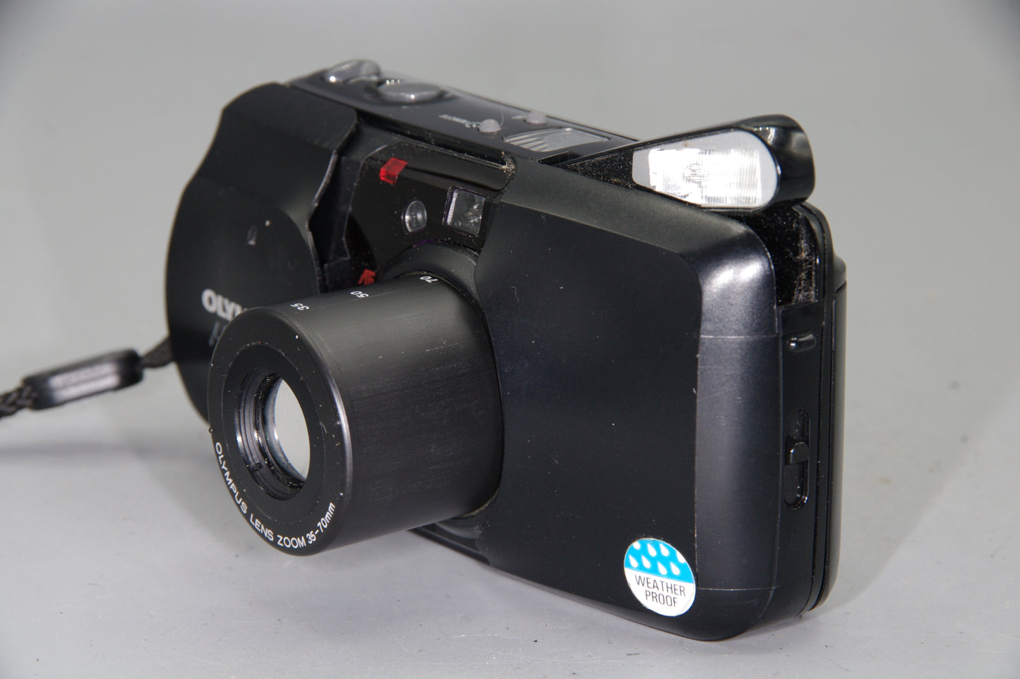 Olympus MJU Zoom 35mm Film Camera – Tested – Clean – Autofocus – No Flash