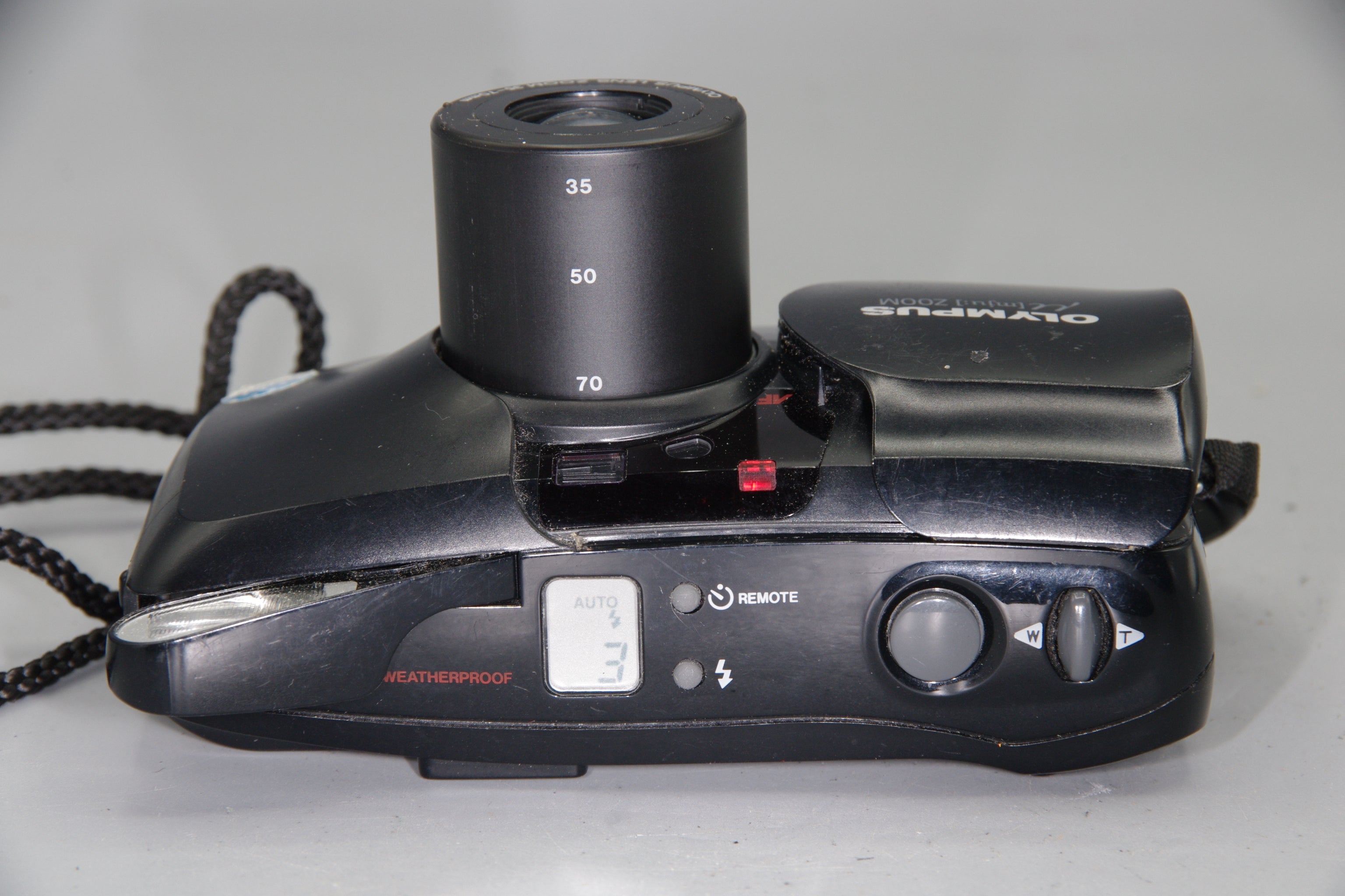 Olympus MJU Zoom 35mm Film Camera – Tested – Clean – Autofocus