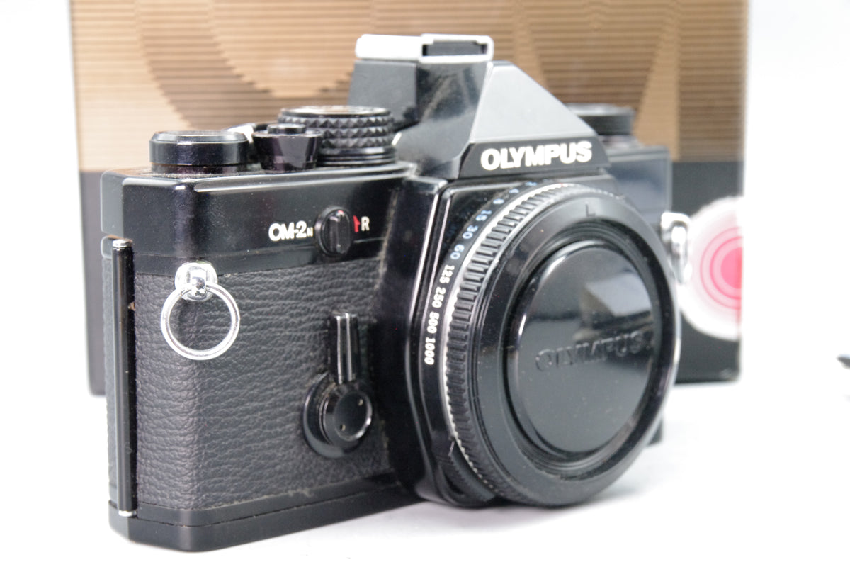 Olympus OM‑2N Black 35mm SLR Film Camera Body Only – Tested – Excellent Boxed