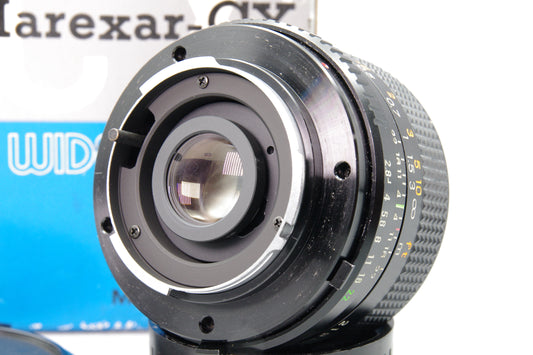 Marexar‑CX 28mm f/2.8 Multi Coated Lens – Minolta MD Mount – Excellent Boxed