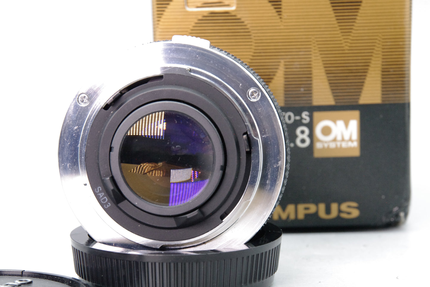Olympus OM Zuiko Auto‑S 50mm F/1.8 – Olympus OM Mount – Boxed – Excellent