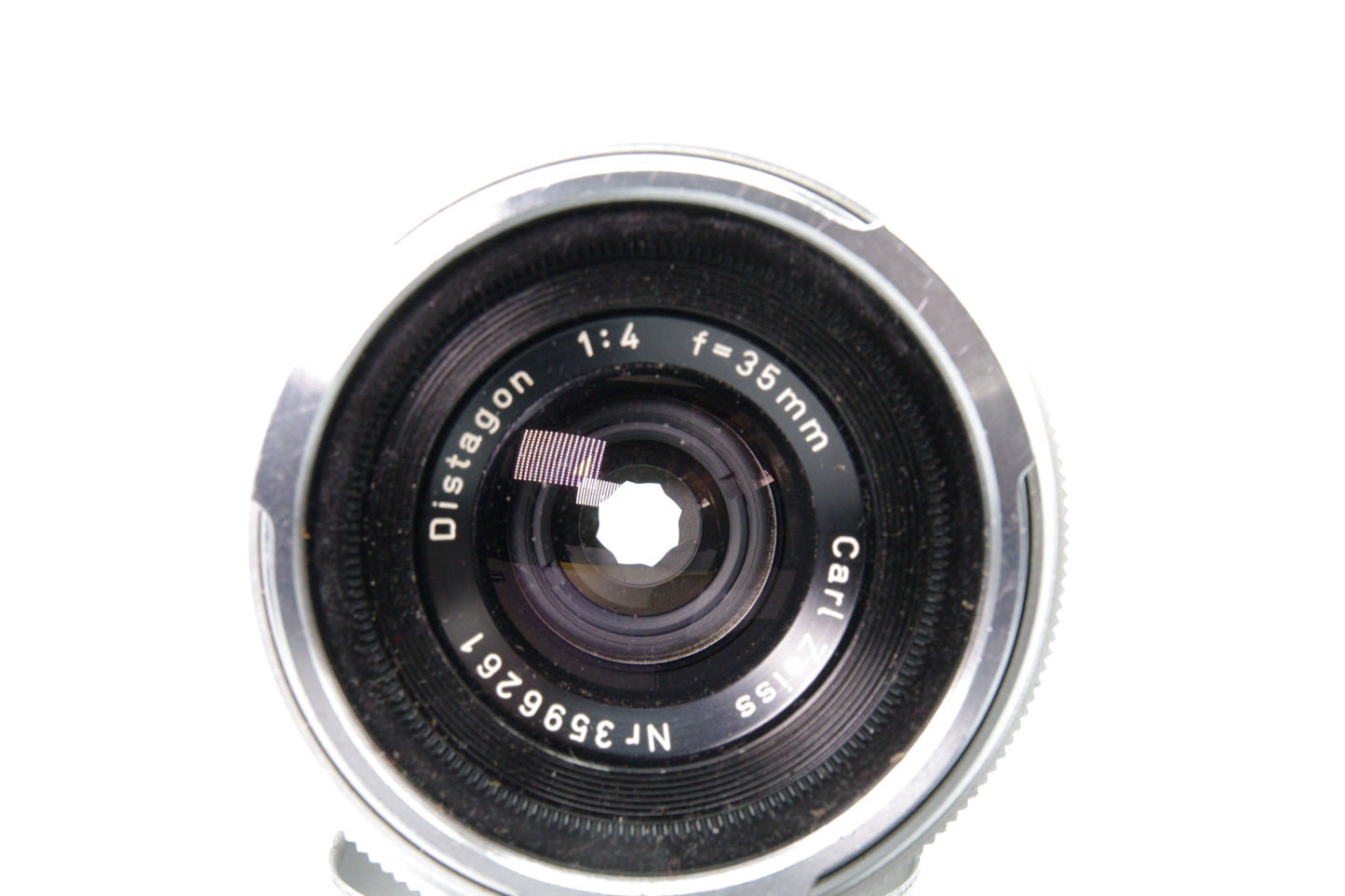 Carl Zeiss Distagon 35mm F/4 Lens in black - Contarex (Bullseye) Mount