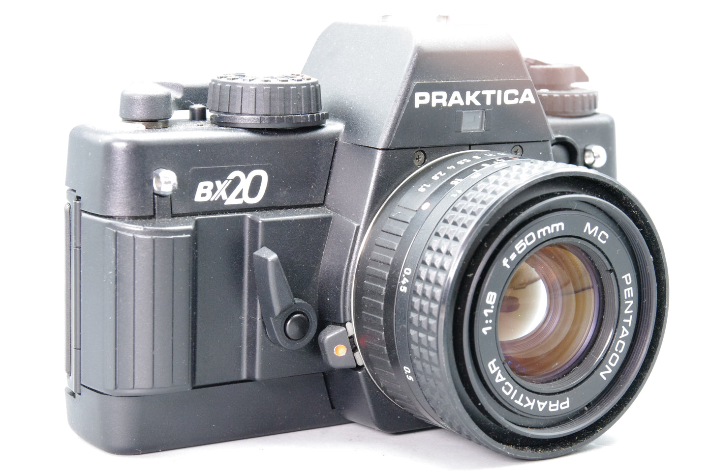 Praktica BX20 SLR with Pentacon 50mm f/1.8 – Tested & Working – Mint