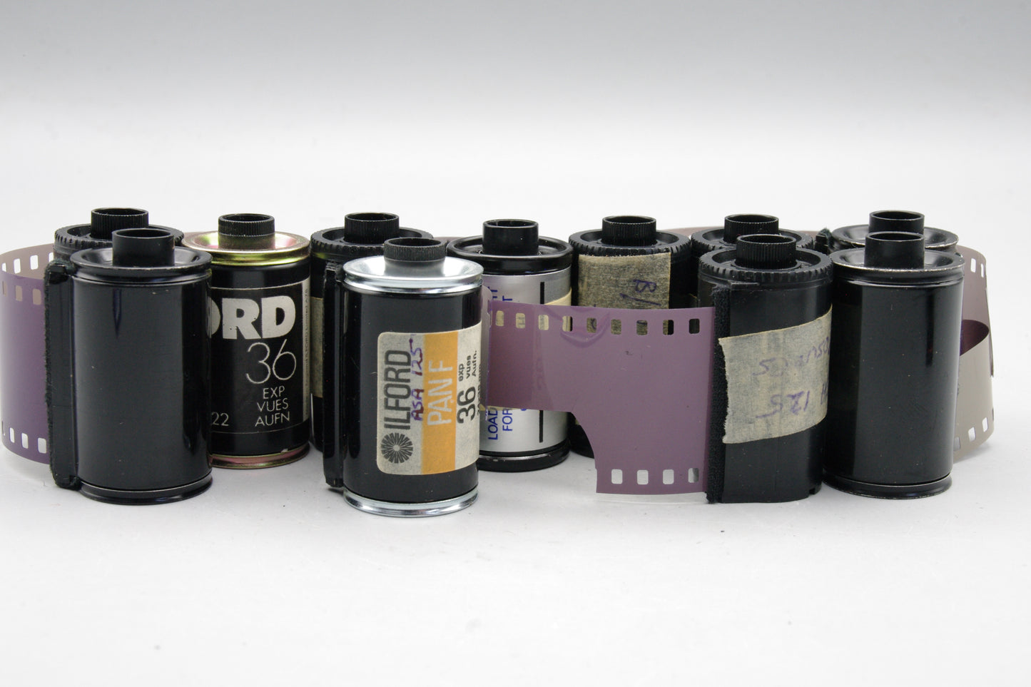12 Rolls Ilford FP4 Plus 125ASA (Unverified) Self‑Loaded Film – Unused? – VGC