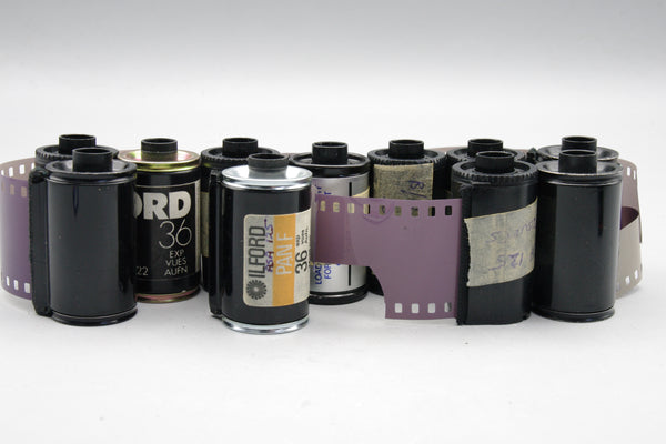 12 Rolls Ilford FP4 Plus 125ASA (Unverified) Self‑Loaded Film – Unused? – VGC